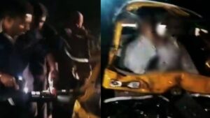 छत्रपती संभाजीनगर में दर्दनाक हादसा ऑटो रिक्शा में बुरी तरह फंसा ड्राइवर का शरीर शीशा काटकर निकालनी पड़ी लाश…
