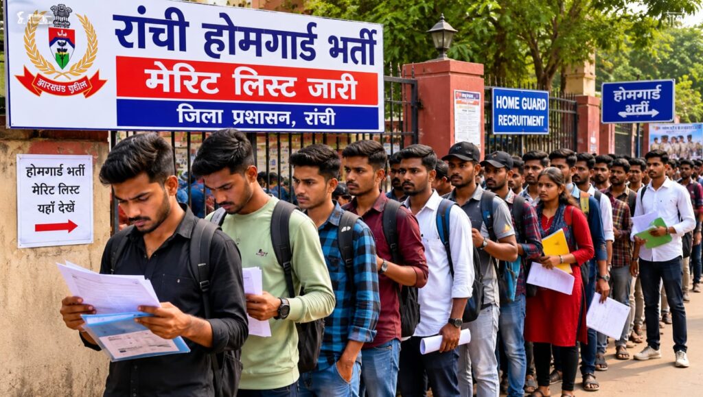 राजधानी रांची होमगार्ड भर्ती में बड़ा अपडेट! मेरिट लिस्ट जारी, पन्द्रह दिन के भीतर दर्ज करें आपत्ति