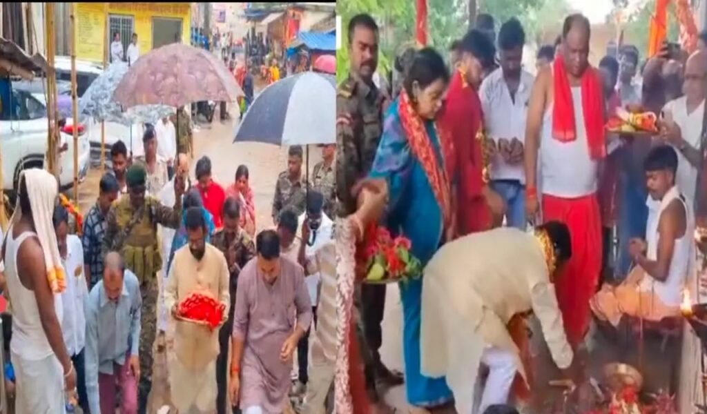 राज्यसभा सांसद बनने के बाद बैद्यनाथ राम ने लिया मां दिउड़ी का आशीर्वाद, झारखंड की खुशहाली की कामना…