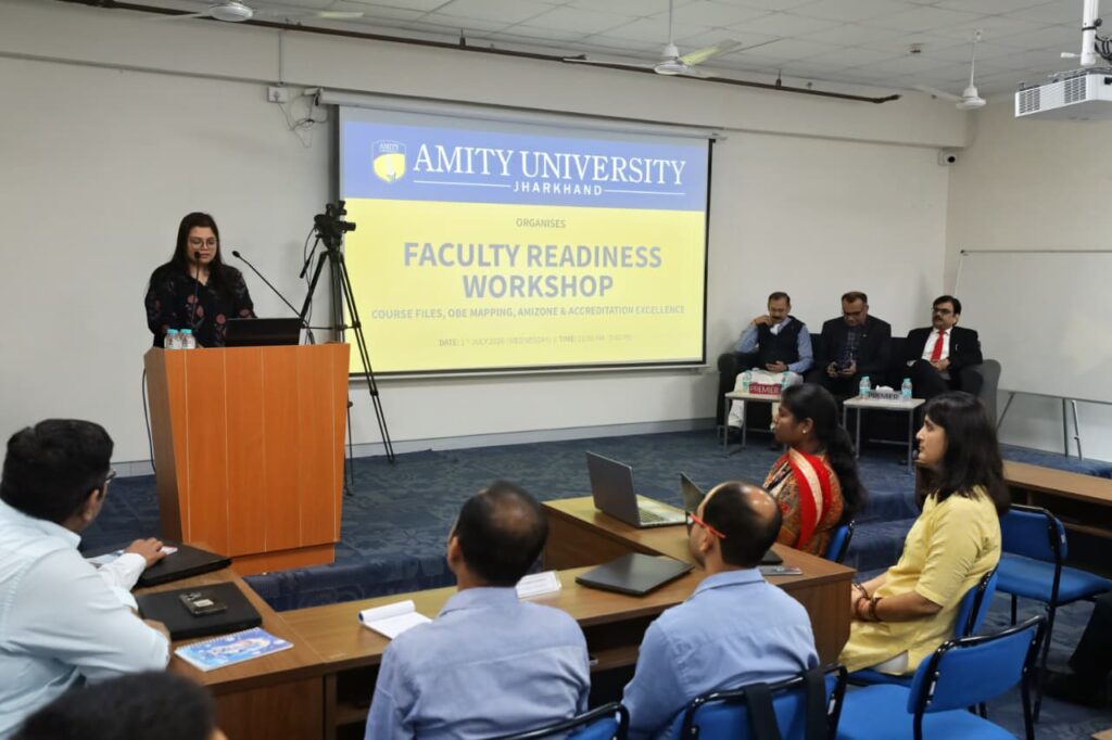 Special session for faculty at Amity University on new NAAC norms; accreditation assessment to be conducted via AI!